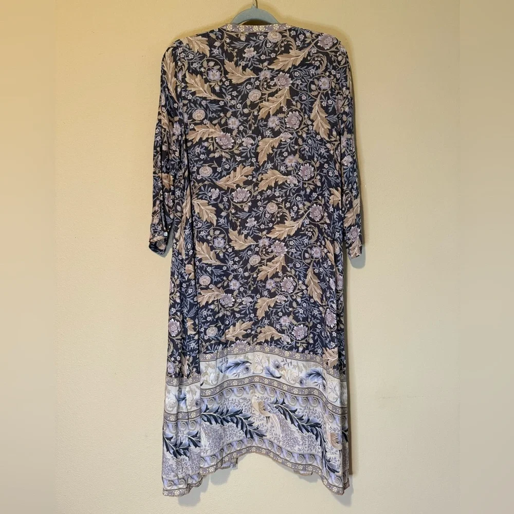 Spell & The Gypsy Oasis Paisley Floral Duster Size Small Medium - Picture 3 of 11